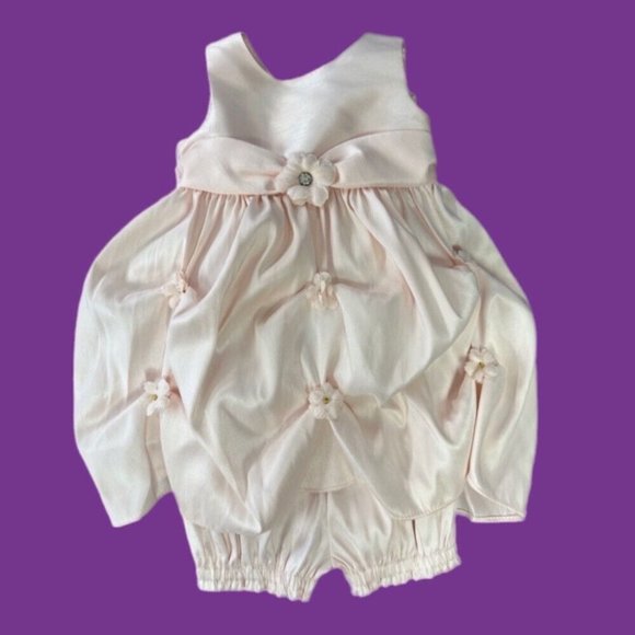 Cinderella sleeveless dress with matching bloomers SIZE 18 MONTHS - Picture 1 of 3